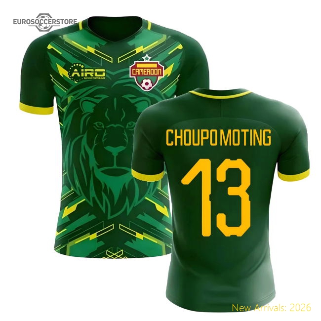 2025-2026 Cameroon Home Concept Football Shirt (Choupo Moting 13)-Football Jersey Hub