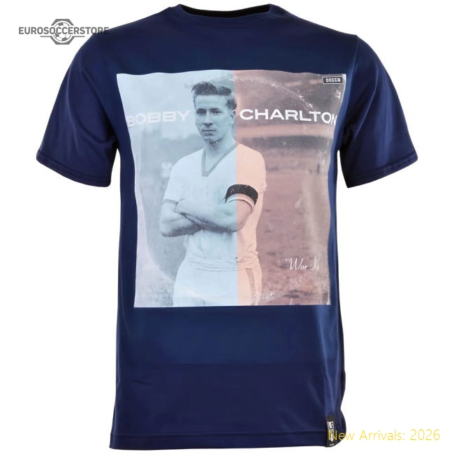 Pennarello: LPFC - Bobby Charlton T-Shirt - Navy-Football Jersey Hub