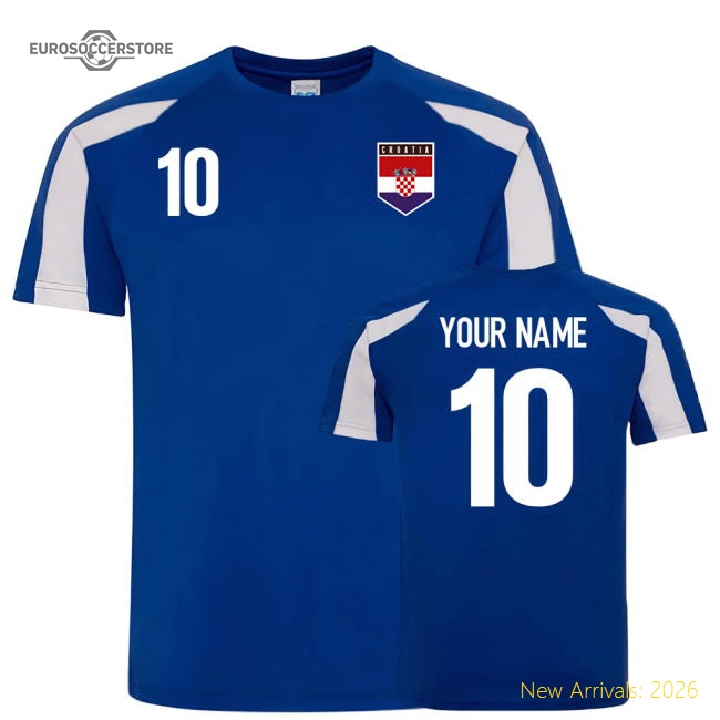 Croatia Sports Training Jersey (Your Name)-Football Jersey Hub