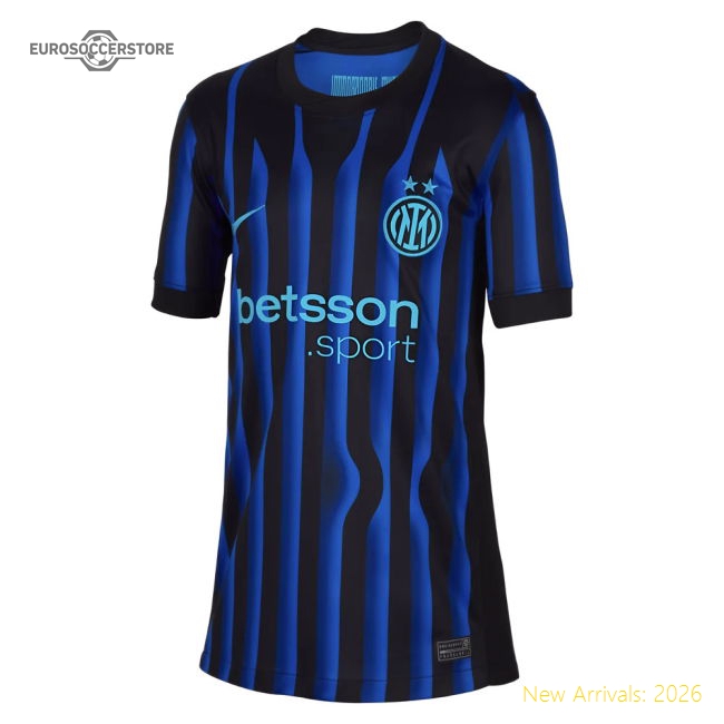 2025-2026 Inter Milan Home Shirt (Kids) (Vieri 32)-Football Jersey Hub