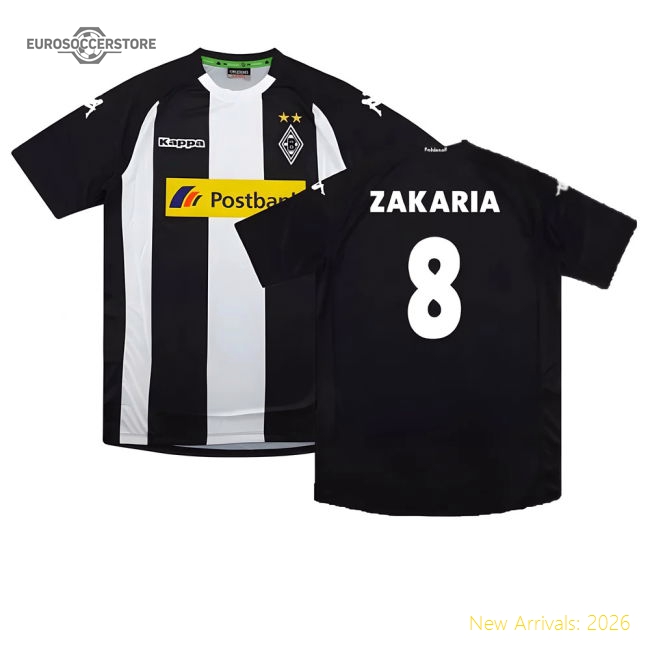 Borussia Monchengladbach 2017-18 Third Shirt ((Excellent) L) (Zakaria 8)-Football Jersey Hub