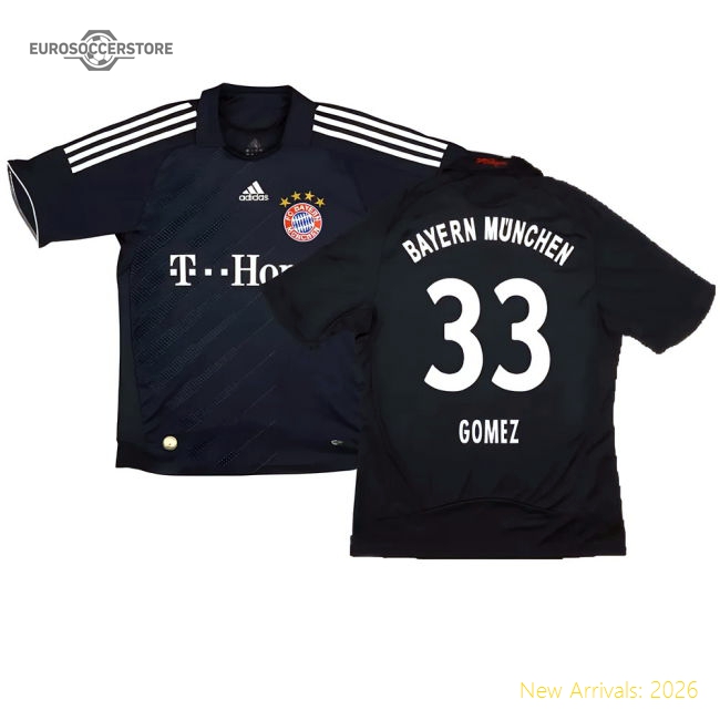 Bayern Munich 2008-10 Away Shirt ((Excellent) S) (Gomez 33)-Football Jersey Hub