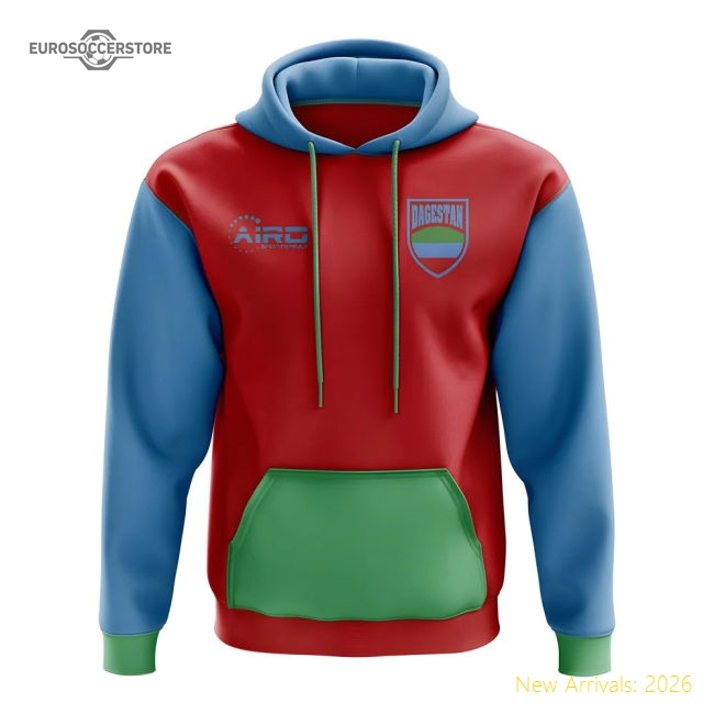 Dagestan Concept Country Football Hoody (Red)-Football Jersey Hub