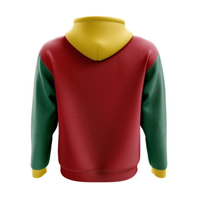 Cameroon Concept Country Football Hoody (Red)-Football Jersey Hub