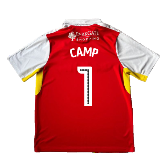 Rotherham 2016-17 Home Shirt ((Good) XL) (Camp 1)-Football Jersey Hub