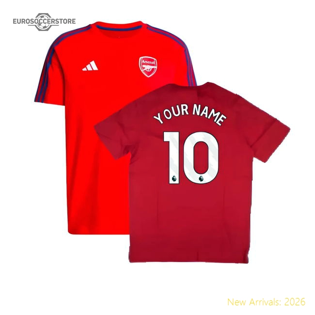 2024-2025 Arsenal DNA Tee (Red) (Your Name)-Football Jersey Hub