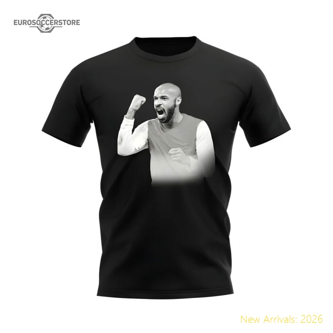 Thierry Henry Legend T-Shirt (Black)-Football Jersey Hub