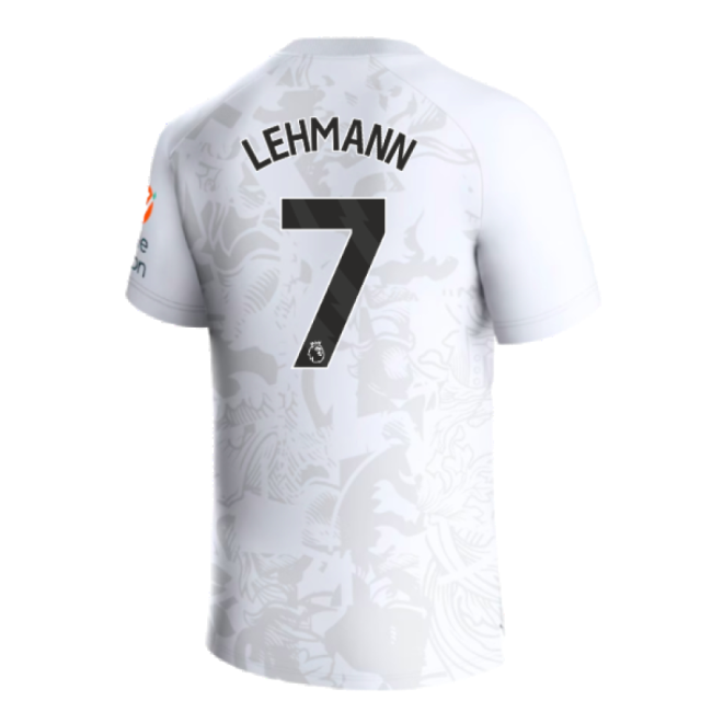 2023-2024 Aston Villa Away Shirt (Lehmann 7)-Football Jersey Hub