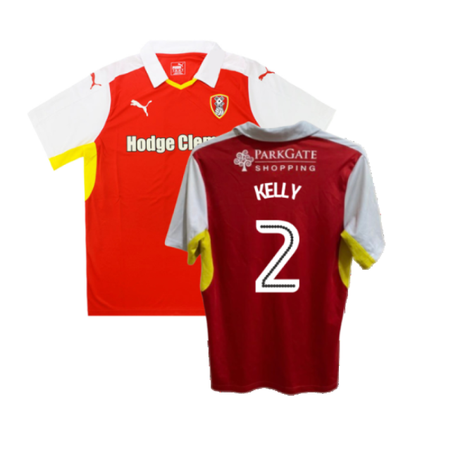Rotherham 2016-17 Home Shirt ((Good) XL) (Kelly 2)-Football Jersey Hub