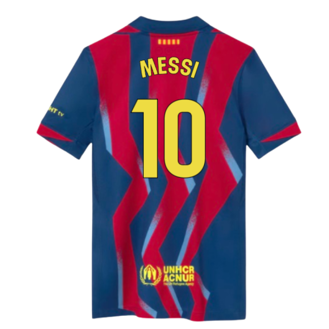 2025-2026 Barcelona Fourth Shirt (Kids) (Messi 10)-Football Jersey Hub