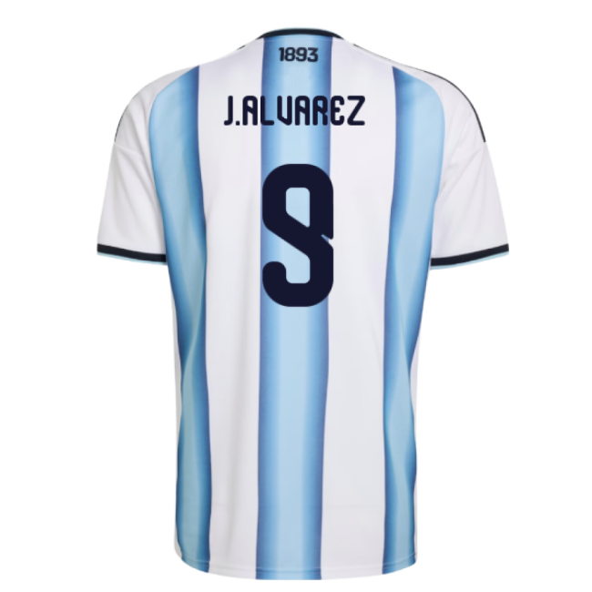 2026-2027 Argentina Home Shirt (J.Alvarez 9)-Football Jersey Hub