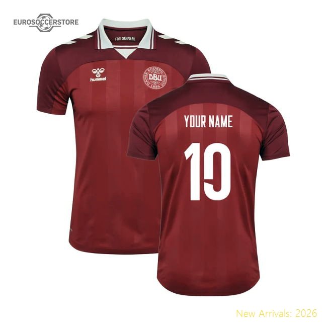 2025-2026 Denmark Womens Team Home Shirt (Ladies) (Your Name)-Football Jersey Hub