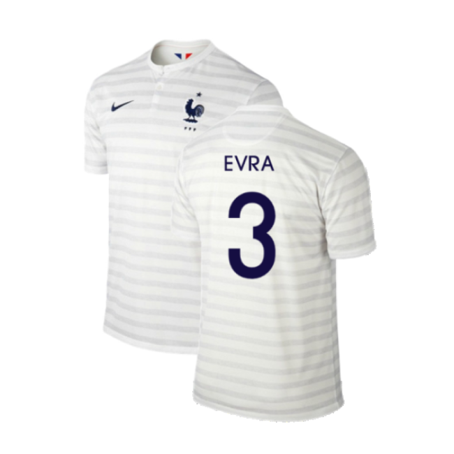 France 2014-15 Away Shirt ((Excellent) M) (Evra 3)-Football Jersey Hub