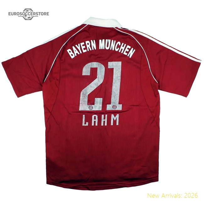 Bayern Munich 2006-07 Home Shirt (M) Lahm #21 (Very Good)-Football Jersey Hub