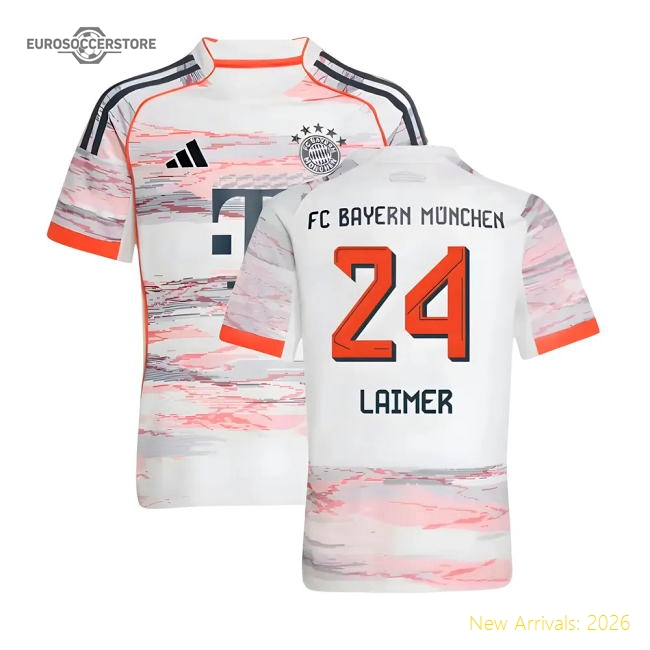 2025-2026 Bayern Munich Away Shirt (Kids) (Laimer 24)-Football Jersey Hub