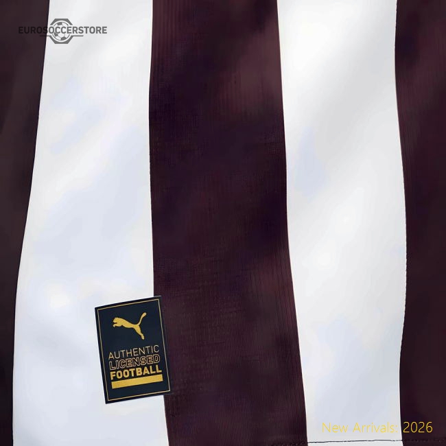 2025-2026 St Pauli Long Sleeve Home Shirt-Football Jersey Hub