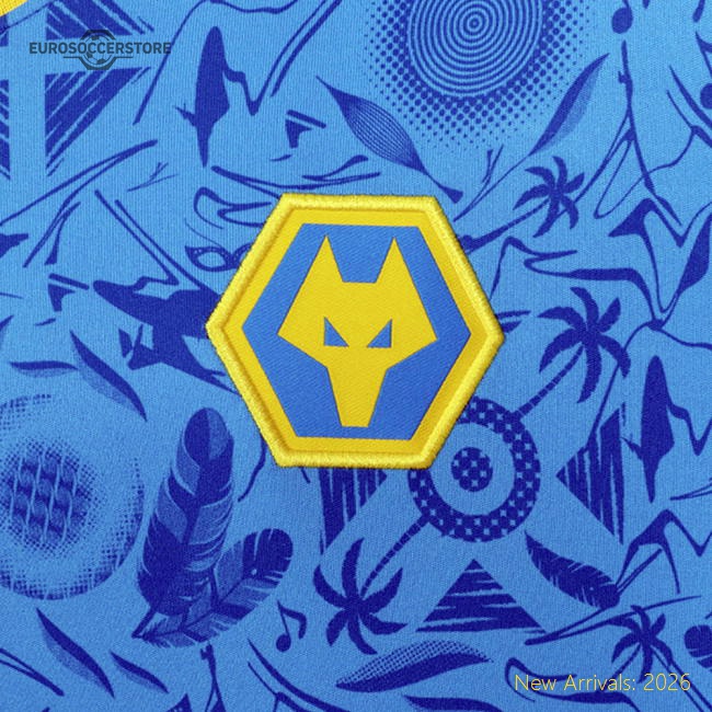 2025-2026 Wolves Long Sleeve Third Shirt (Kids)-Football Jersey Hub