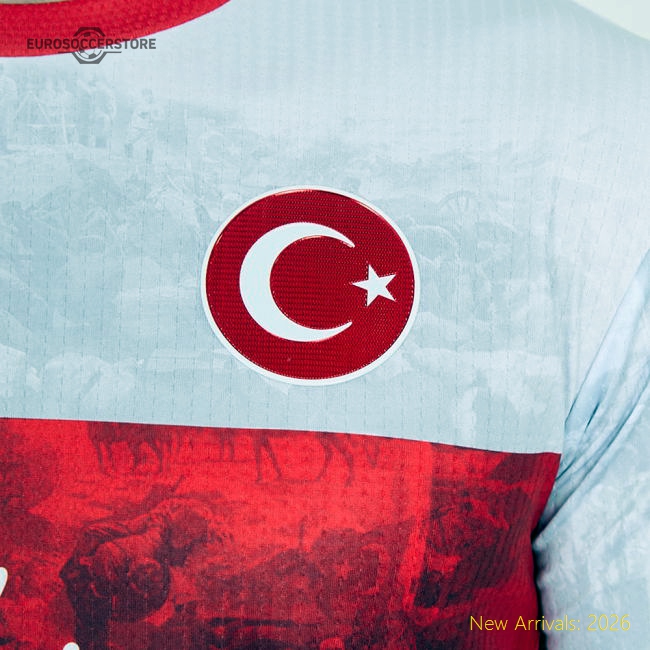 Turkey Legacy Football Jersey (Wolvate) Adult Short Sleeve-Football Jersey Hub