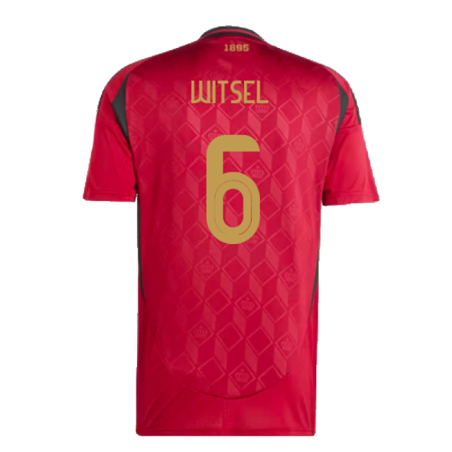 2024-2025 Belgium Home Shirt (Witsel 6)-Football Jersey Hub