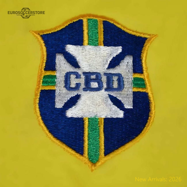 Brazil 1970's World Cup Retro T-Shirt - Yellow/Green-Football Jersey Hub