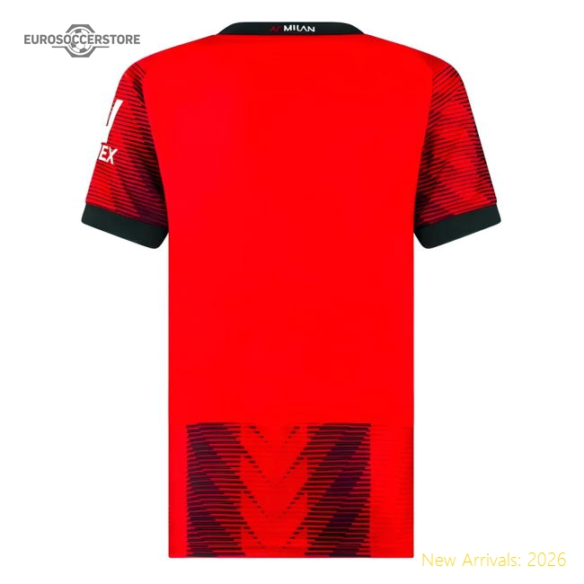 2023-2024 AC Milan Home Shirt (Ladies)-Football Jersey Hub
