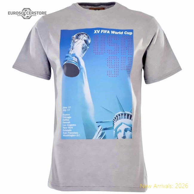 Pennarello: World Cup - USA 1994 T-Shirt - Grey-Football Jersey Hub