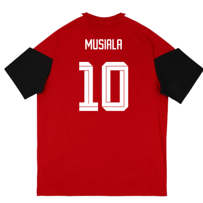 2026-2027 Germany Training Tee (Red) (Musiala 10)-Football Jersey Hub