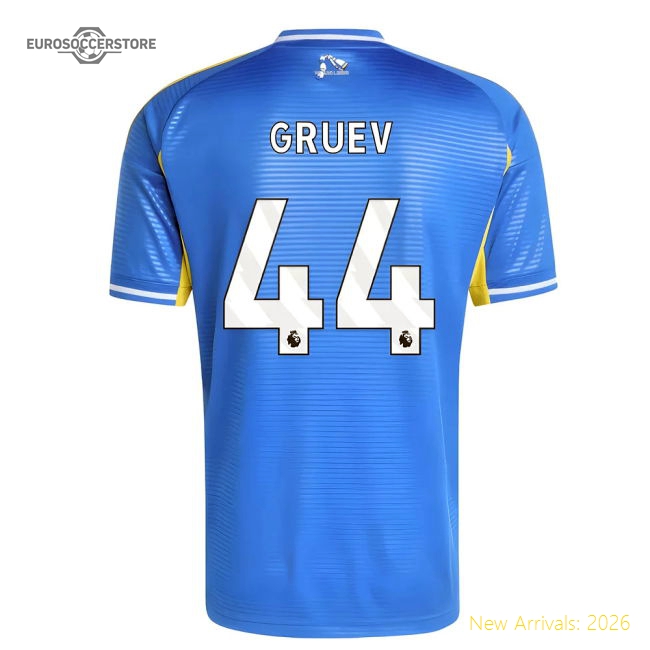 2025-2026 Leeds Away Shirt (Gruev 44)-Football Jersey Hub