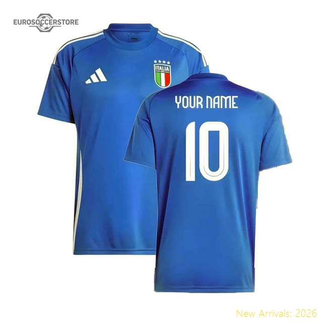 2024-2025 Italy Home Fan Jersey (Your Name)-Football Jersey Hub