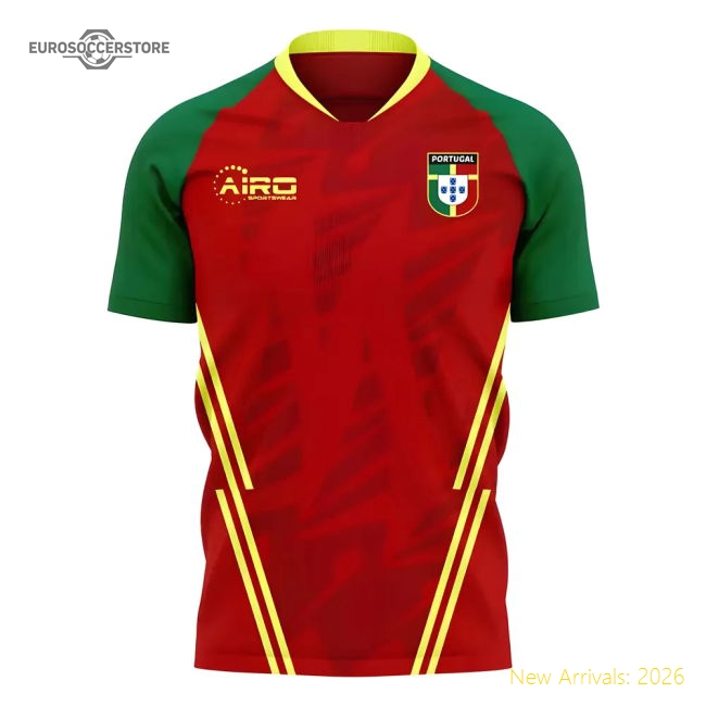 Portugal 2025-2026 Home Concept Football Kit (Airo)-Football Jersey Hub