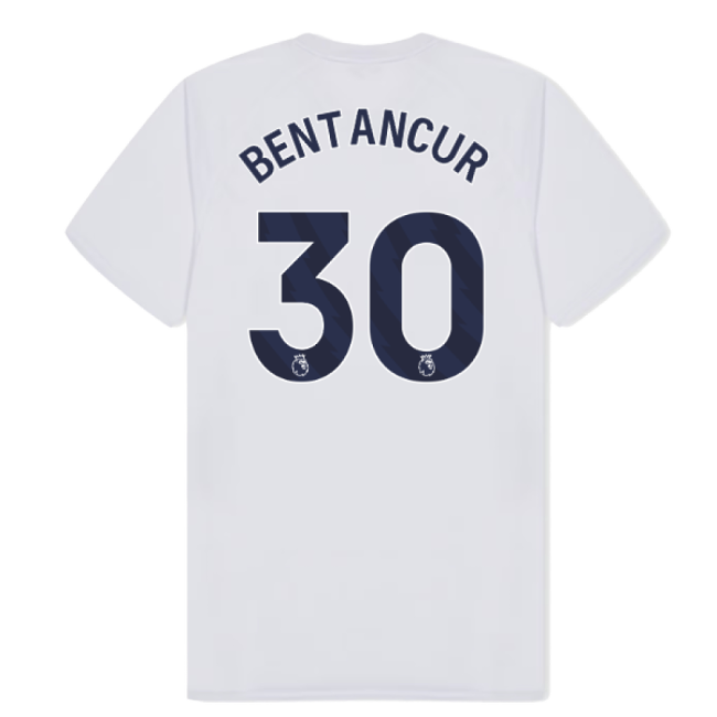Tottenham Hotspur Poly T-shirt (White) (Bentancur 30)-Football Jersey Hub