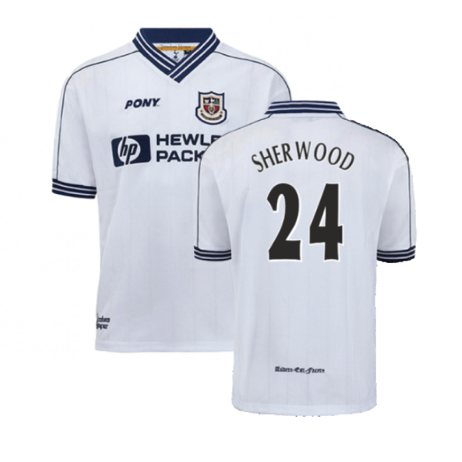 1997-1999 Tottenham Home Pony Retro Shirt (Sherwood 24)-Football Jersey Hub