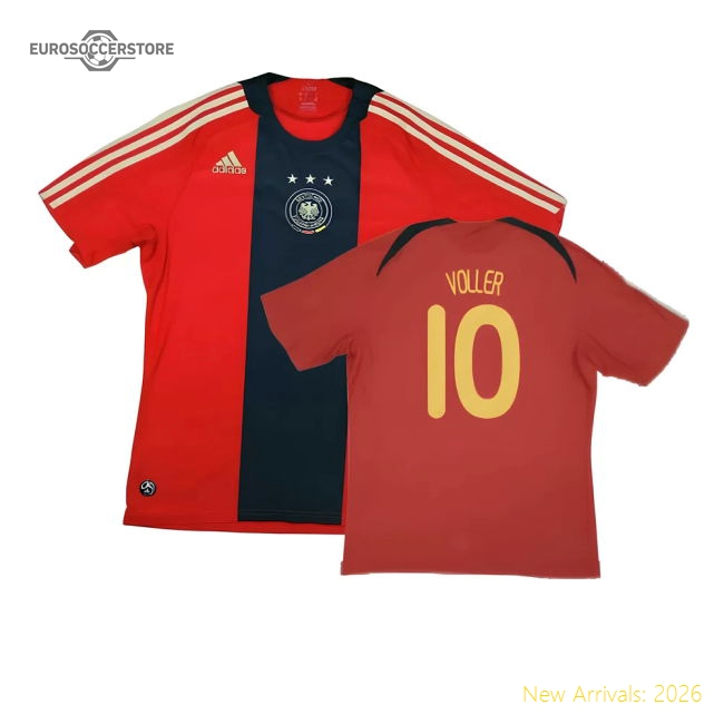 Germany 2008-10 Away Shirt ((Excellent) XXL) (VOLLER 10)-Football Jersey Hub
