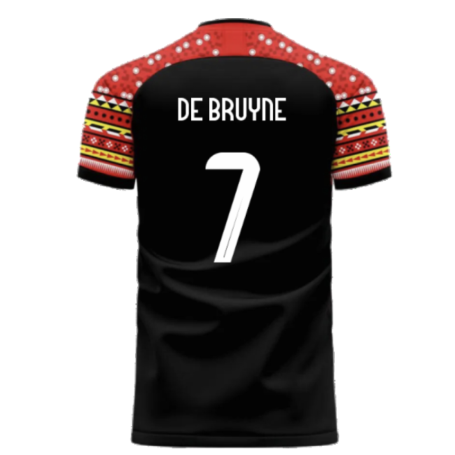 Belgium 2024-2025 Away Concept Football Kit (Libero) (7-8y) (BNWT) (De Bruyne 7)-Football Jersey Hub