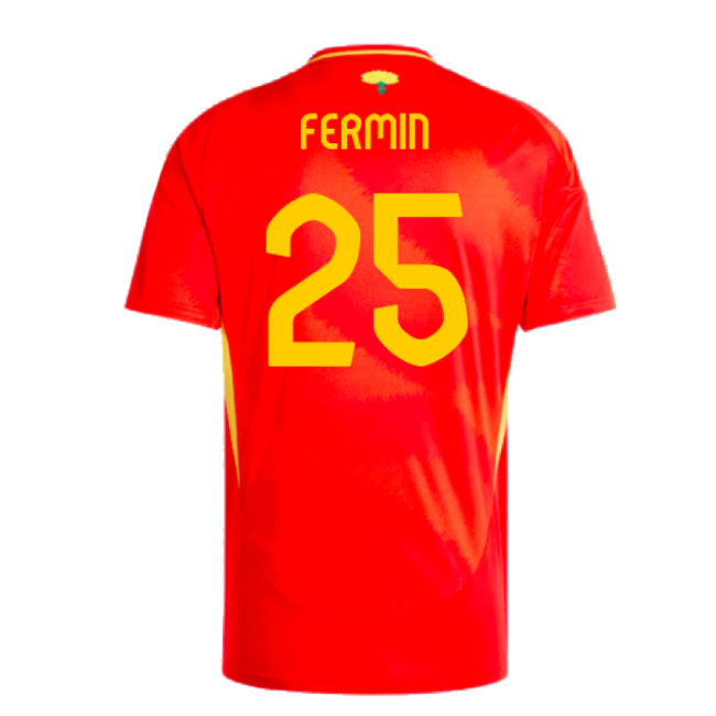 2024-2025 Spain Home Shirt (Fermin 25)-Football Jersey Hub