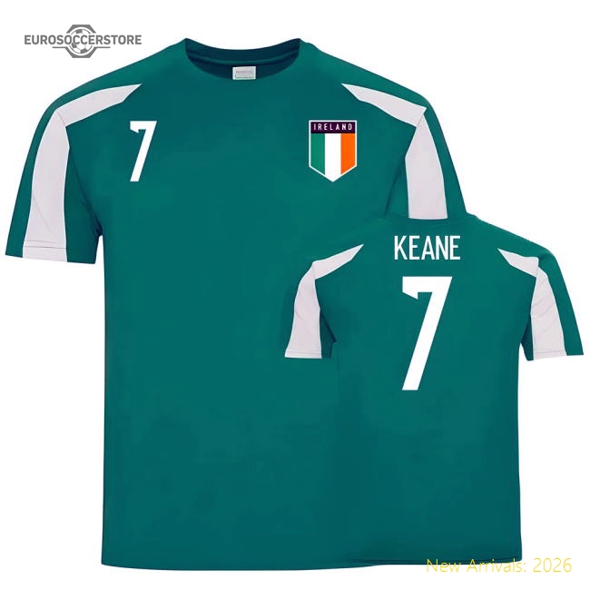 Ireland Sports Training Jersey (Robbie Keane 7)-Football Jersey Hub