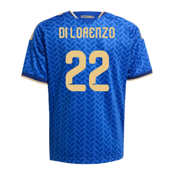 2026-2027 Italy Home Mini Kit (Di Lorenzo 22)-Football Jersey Hub