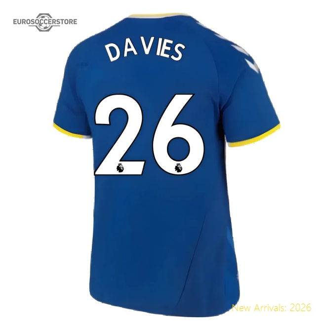2021-2022 Everton Home Shirt (DAVIES 26)-Football Jersey Hub