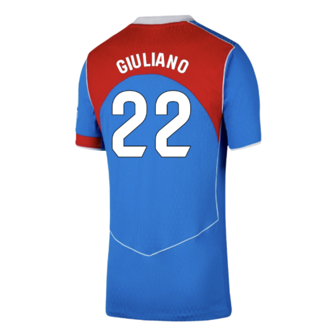 2025-2026 Atletico Madrid Authentic Third Shirt (Giuliano 22)-Football Jersey Hub