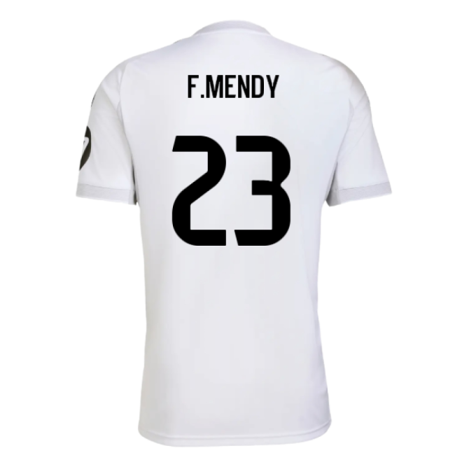 2025-2026 Real Madrid Home Shirt (F.Mendy 23)-Football Jersey Hub