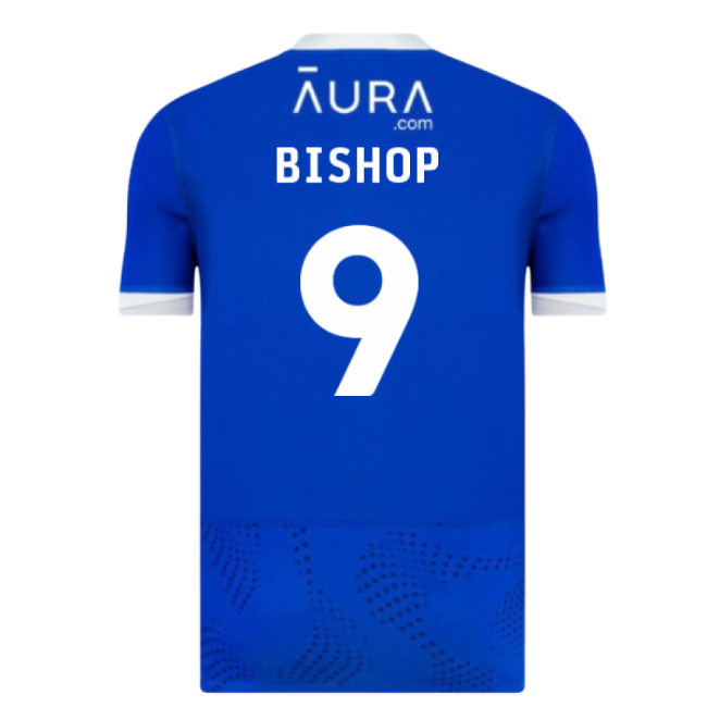 2025-2026 Portsmouth Home Shirt (Bishop 9)-Football Jersey Hub