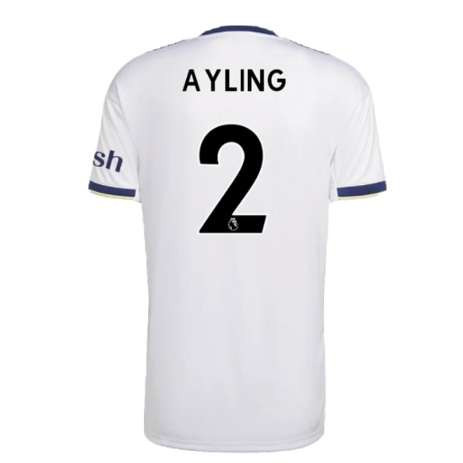 2022-2023 Leeds United Home Shirt (AYLING 2)-Football Jersey Hub