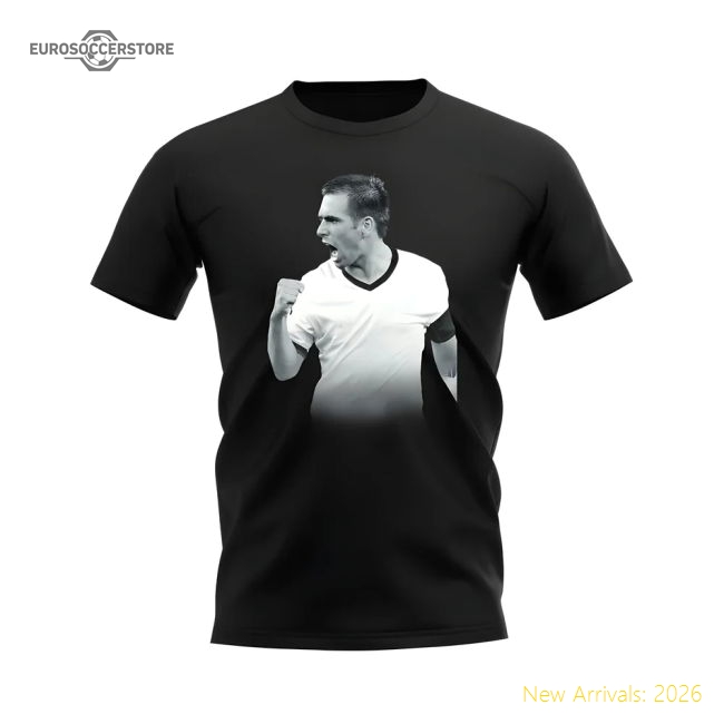 Philipp Lahm Germany Legend T-Shirt (Black)-Football Jersey Hub