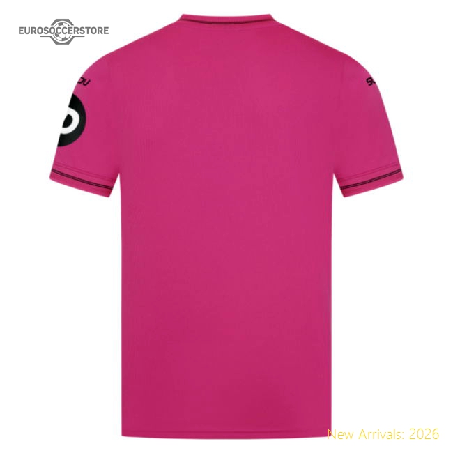 2025-2026 Wolves Goalkeeper Away Shirt (Pink)-Football Jersey Hub