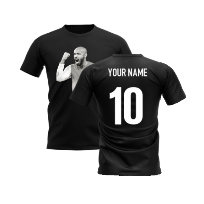 Thierry Henry Legend T-Shirt (Black) (Your Name)-Football Jersey Hub