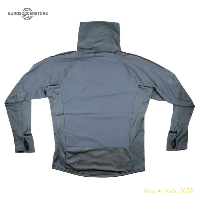 Bayern Munich 2010-11 Long Sleeve Adidas Training Top With Snood (M) (Excellent)-Football Jersey Hub