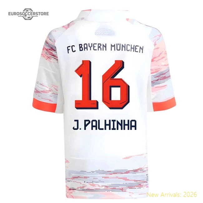 2025-2026 Bayern Munich Away Mini Kit (J. Palhinha 16)-Football Jersey Hub
