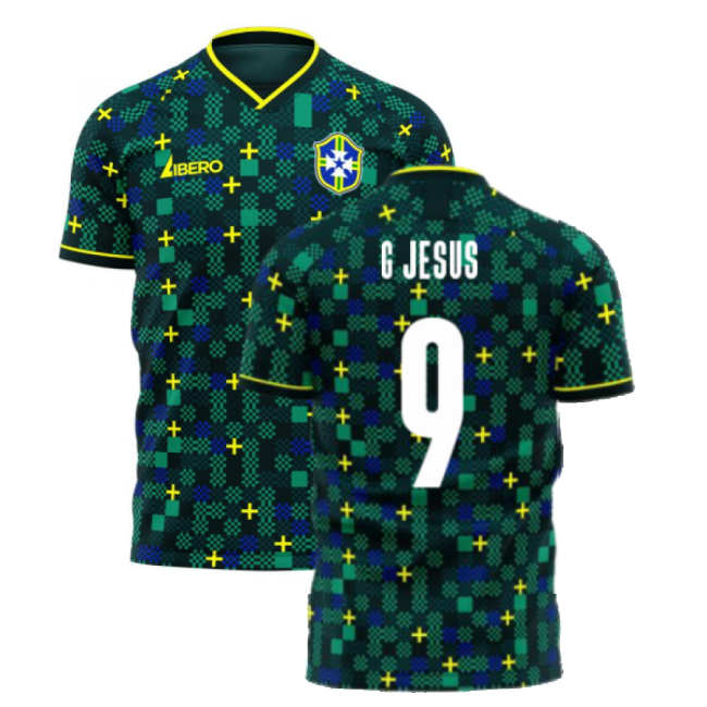 Brazil 2025-2026 Third Concept Football Kit (Libero) (G JESUS 9)-Football Jersey Hub