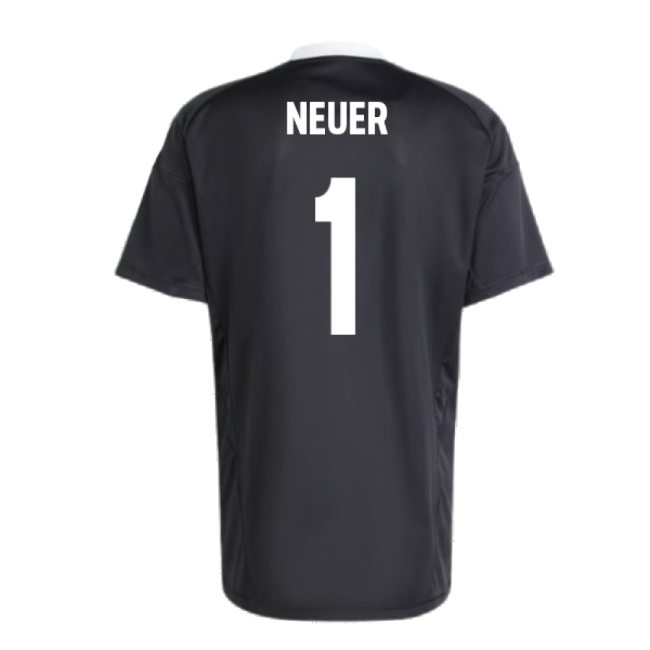 2024-2025 Bayern Munich Third Goalkeeper Shirt (Black) (Neuer 1)-Football Jersey Hub