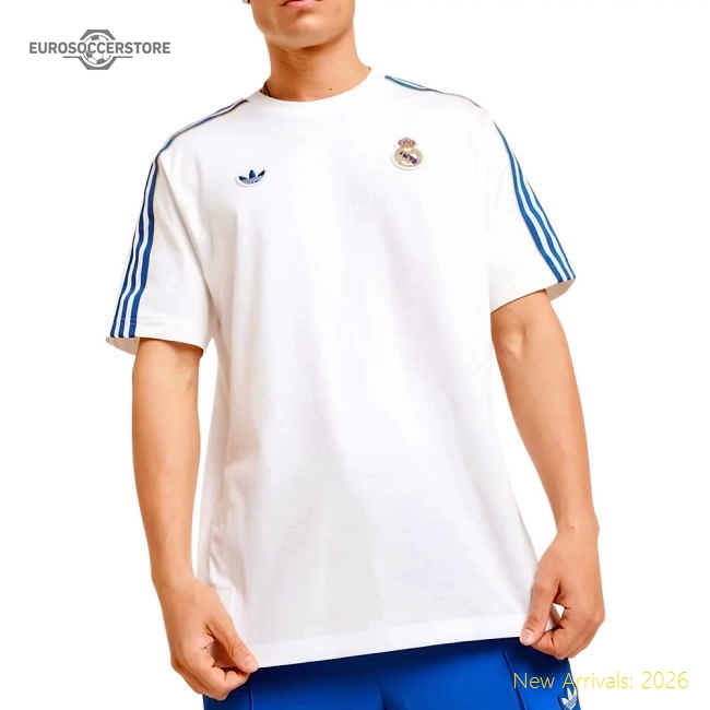 2025-2026 Real Madrid Icon T-Shirt (White) (Your Name)-Football Jersey Hub
